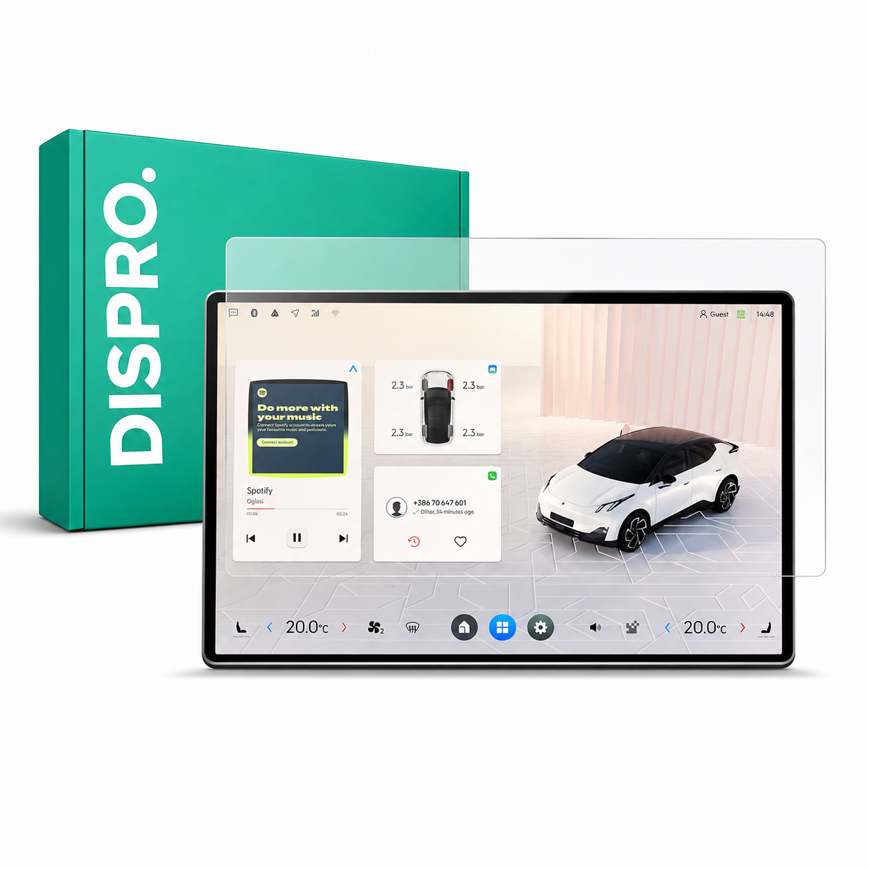 DISPRO Skjermbeskytter Lynk & Co 02 (2025+) 15.4"