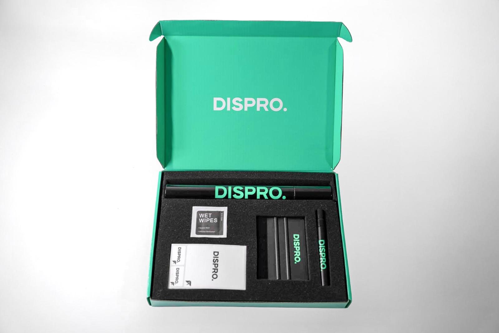 DISPRO Protecteur d'écran Sur mesure (rechthoekig) – Mat Anti‑Fingerprint