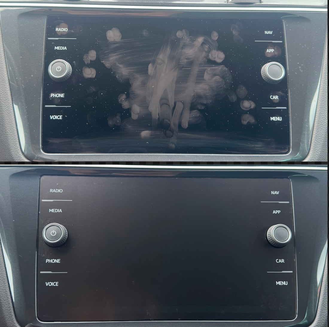 DISPRO Screenprotector Volkswagen Tiguan – Matte Anti‑Fingerprint