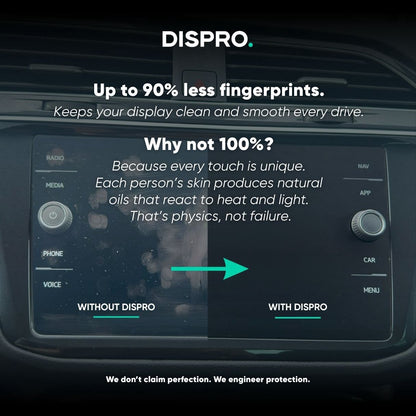 DISPRO Pellicola protettiva per schermo Lynk &amp; Co 01 – Opaco Anti-impronte